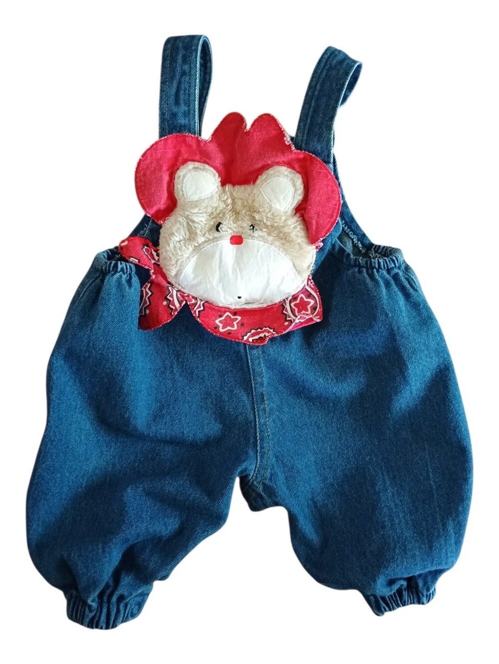 Vintage 80s 90s Kids Denim Overalls Cowboy Kid